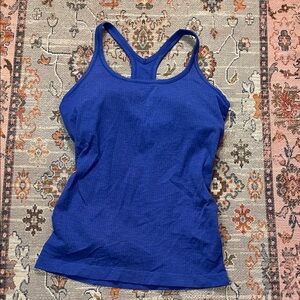 Lululemon Women's Blue Racerback Tank Top